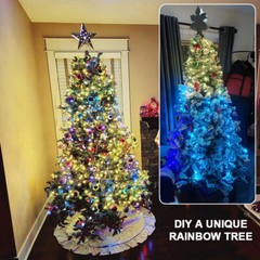LED Christmas Tree String Lights Waterproof Waterfall Outdoor Home Decor Smart