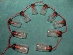 10 Clear Glass Mini Mason Jar 4′ Deco String Light Set Bulb Ornament Glow Globes