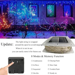 Solar String Lights LED Waterproof Copper Wire Xmas Garden Party Decor Outdoor