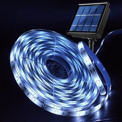 Upgraded Solar LED Strip Flexible Lights 8 Lights Mode Waterproof Outdoor Decor
