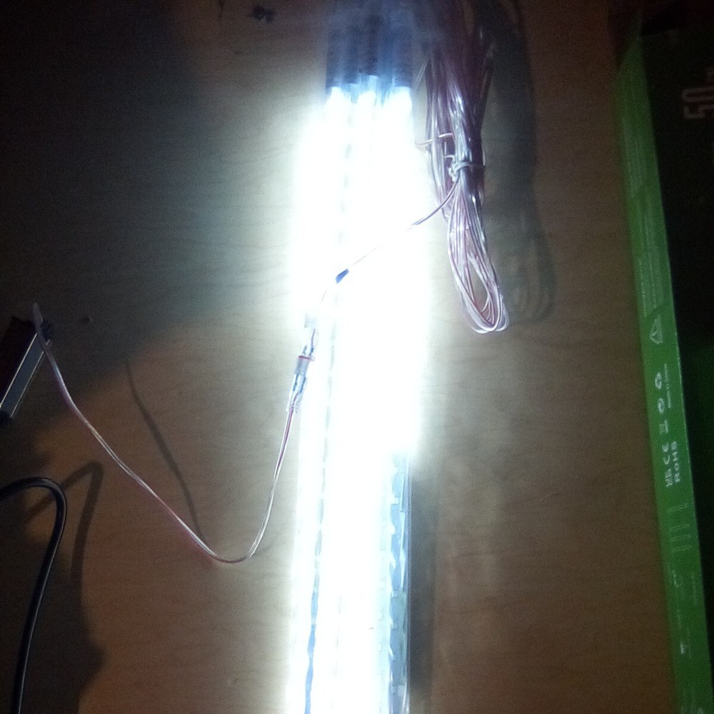 BlueFire Upgraded 50cm 10 Tubes 540 LED Meteor Shower Rain Lights