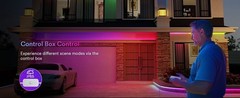 Lumary 16.4Ft Smart Neon Rope Light, Outdoor RGBAICW, Alexa, Waterproof