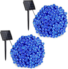 Solar String Lights Outdoor Waterproof, 56Ft 100 LED Globe String Light with 8 M