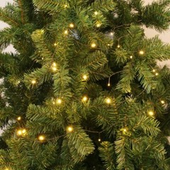 17Ft Christmas String Light 50 Waterproof LED Lights w/ Timer For Wreath Garland
