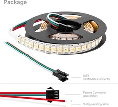 1m BTF SK6812 RGBW 4in1 5V LED Strip 144leds/m Individual Pixel IC Addressable