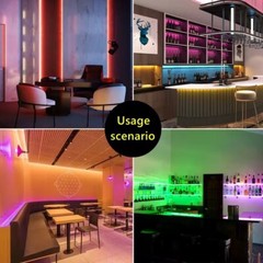 Super Thin 5mm COB LED Strip 12V 24V Flexible Dimmable LED Tape For Home Room