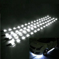6PCS 12V 12″ 1FT 15SMD Flexible LED Strip Light Waterproof For Car Truck Boat US