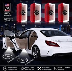 Mercedes-Benz Door Light Car LED 4Pcs Projector Ghost Shadow Lamp