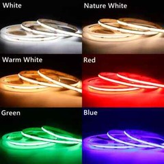 COB LED Strip Light High Density Flexible COB 480/528LEDs/m Lights Tape Dimmable