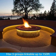 Torchstar Premium 50Ft Led Neon Rope Light Graduation Decorations Outdoor Ip67