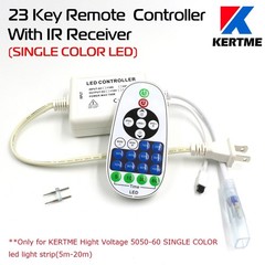 5050-60 Type AC 110-120V White LED Strip Lights, Flexible/Waterproof/Dimmable…