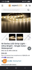 Lot of 3 Professional LED Light Strips W/ 4 Power Supplies New