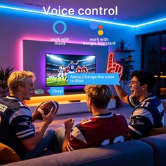 Tira De Luces LED Inteligentes Với Sincronizacion De Musica Estilo Lujo
