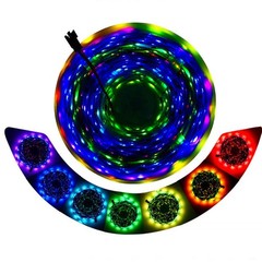 12V 24V TM1814 5050 RGBW RGBWW 4in1 5M 300leds LED Pixel Strip Light Addressable