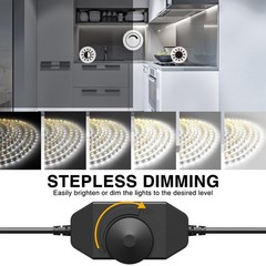 White LED Strip Lights, 32.8FT 6000K Super Bright Dimmable Tape Light Kit, 60…