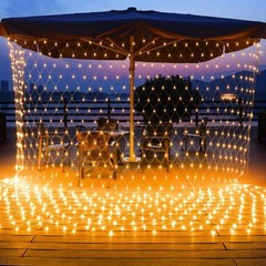 800 LED Fairy String Lights Home Net Curtain Mesh Christmas Party Wedding Decor