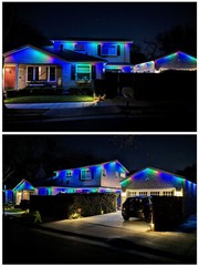 Off Car/Boat 12V Battery Chasing Effect RGBIC 5~50M/Roll LED Strip Light w/o PSU