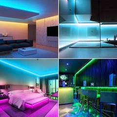 12/24V Flexible COB LED Strip Light 384/528LEDs High Density Tape Car Boat Decor