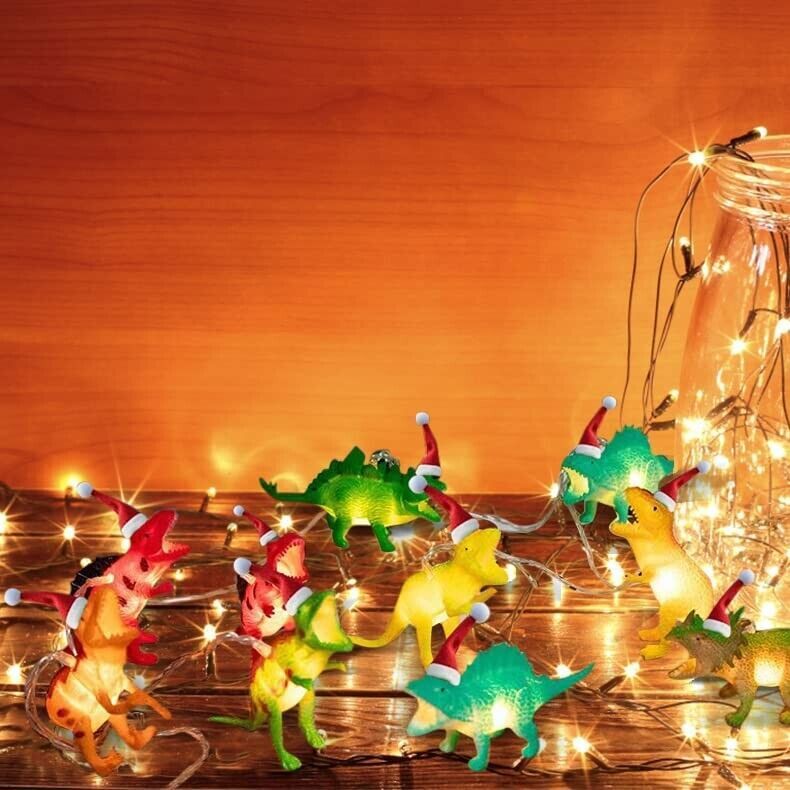 LED Dino String Lights – Perfect for Holiday Decor, Kids’ Parties