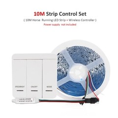 DC24V 10M WS2811 Horse Race LED Strip 2835 120Led/m Running Water Flowing Light