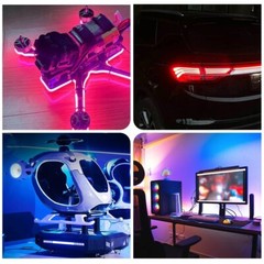 WS2812B Ultra Narrow 2.7mm COB LED Strip Individually Addressable Pixel Light