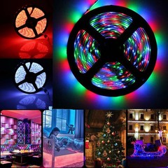 Color LED Strip Lights, Smart Light with IR Remote Control, RGB LED 1ROLL16.4ft
