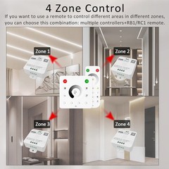 WS2811 Horse Running Led Strip 24V 2835 120Leds/m BanlaX APP Control 10M 15M 20M