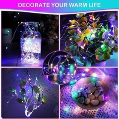 50/100/200LED DIY Micro Copper Wire Fairy String Lights Party Decor USB Plug In