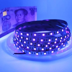 5M 5050 300 LED Strip Waterproof UV Purple Ultraviolet Flexible Fish Black Light