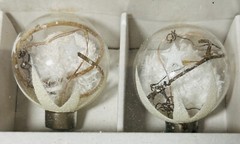 Lenox Snowy Stars LED Glass Ball Garland String Lights (10) 5 FT #868081 Decor