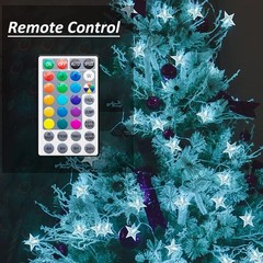 20Ft 40LED Color Changing Star String Lights with Remote for Bedroom Kids Room