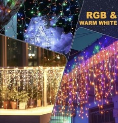 Christmas String Lights Outdoor 131Ft/40M 1680 LED 8 Modes App & Remote Control