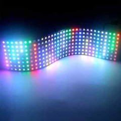 DC5V WS2812B 5050 RGB Flexible LED Panel Matrix Display Screen Addressable Light