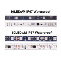 5M WS2811 5050 RGB IC LED Strip Addressable Dream Color Pixel Tape Lights DC12V