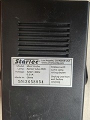 Startec Mini Strobe Light Wall Plug, Plug In Halloween, Party Light Slow To Fast