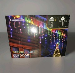 Christmas String Lights Outdoor 131Ft/40M 1680 LED 8 Modes App & Remote Control