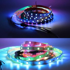 5050 WS2813 4Pin RGB Magic Color LED Strip Dual Signal Individual Addressable 5V