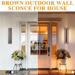Zsmaiku 24 In Long Outdoor Led Wall Lights Modern Exterior Garage Wall