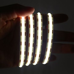 USB 5V COB LED Strip 8mm Cuttable Dimmable Tape Light Warm White For PC TV