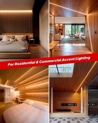 Shine Decor COB LED Rope Light AC 120V, 800lm Ultra Bright, IP65 Waterproof C…