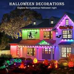 Permanent LED Outdoor Lights, RGB Outdoor Lights 150FT with 108 LED Eaves Lights