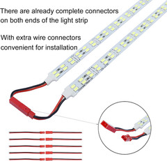 10pcs Under Cabinet LED Light 12V LED Light Strip Rigid Super Bright White /Warm