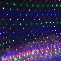800 LED Fairy String Lights Home Net Curtain Mesh Christmas Party Wedding Decor