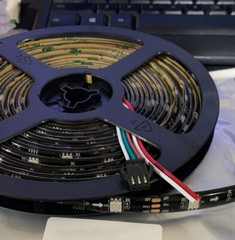 3 Pin IP65 5050 WS2811 RGB LED Strip Light Dream Color 12V 5M 150 LED / 300 LED