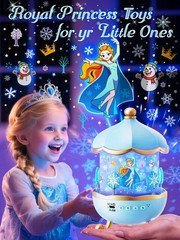 Frozen Toys, 15 Music+16 Films+315 Colors Night Light for Kids, 360°+Remote