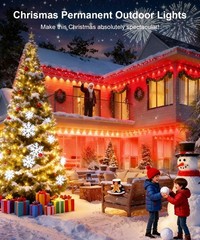 Eternity Outdoor Lighting – 400ft Smart LED String Lights with Remote Control