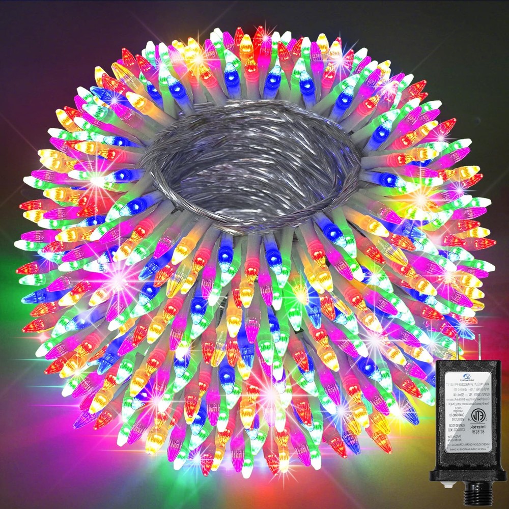 1500 LED 470FT Christmas Lights Outdoor, Christmas String Fairy Lights with T…