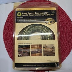 NEW Hampton Bay Super Bright 18’ Indoor-Outdoor Clear Rope Light kit