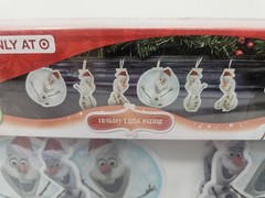 Disney Frozen Olaf Holiday Light String Snowman(11.15ft long) New Free Ship