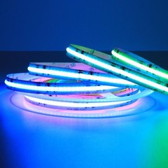 12V 24V WS2811 COB RGBIC LED Strip IC Addressable Full Color Flexible Tape Light